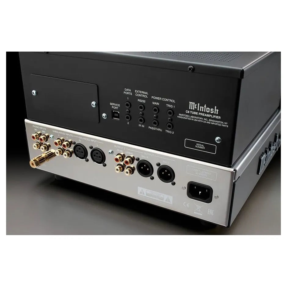 McIntosh - C8-S et C8 - 2 préamplificateurs Mono à tubes