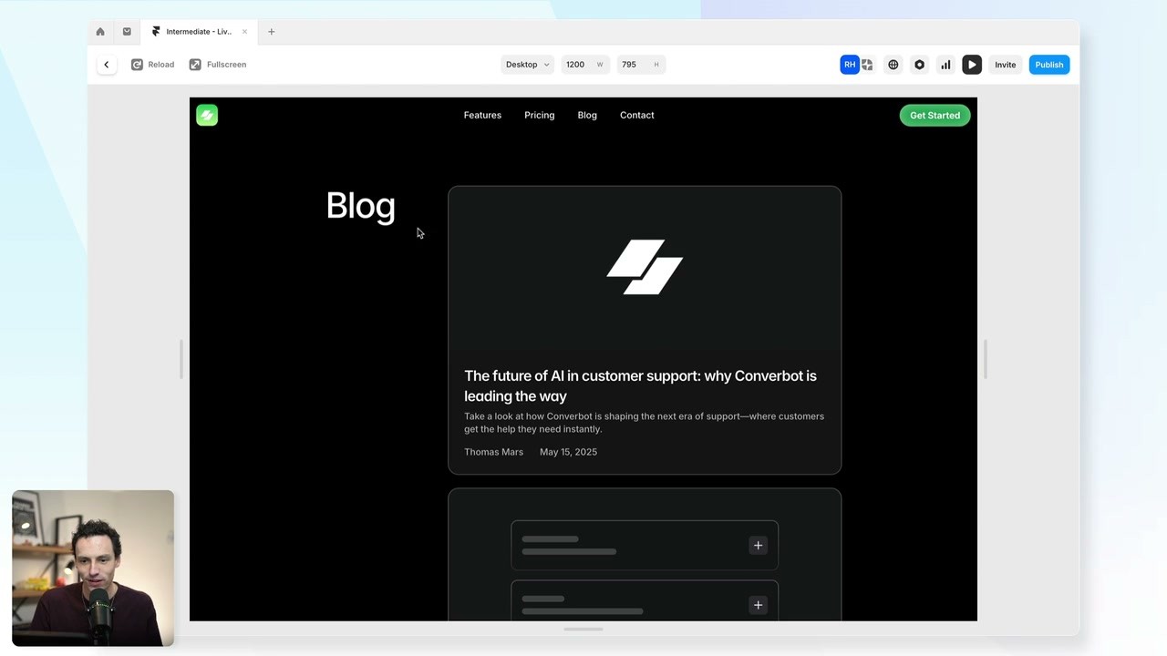 Framer Masterclass lesson preview