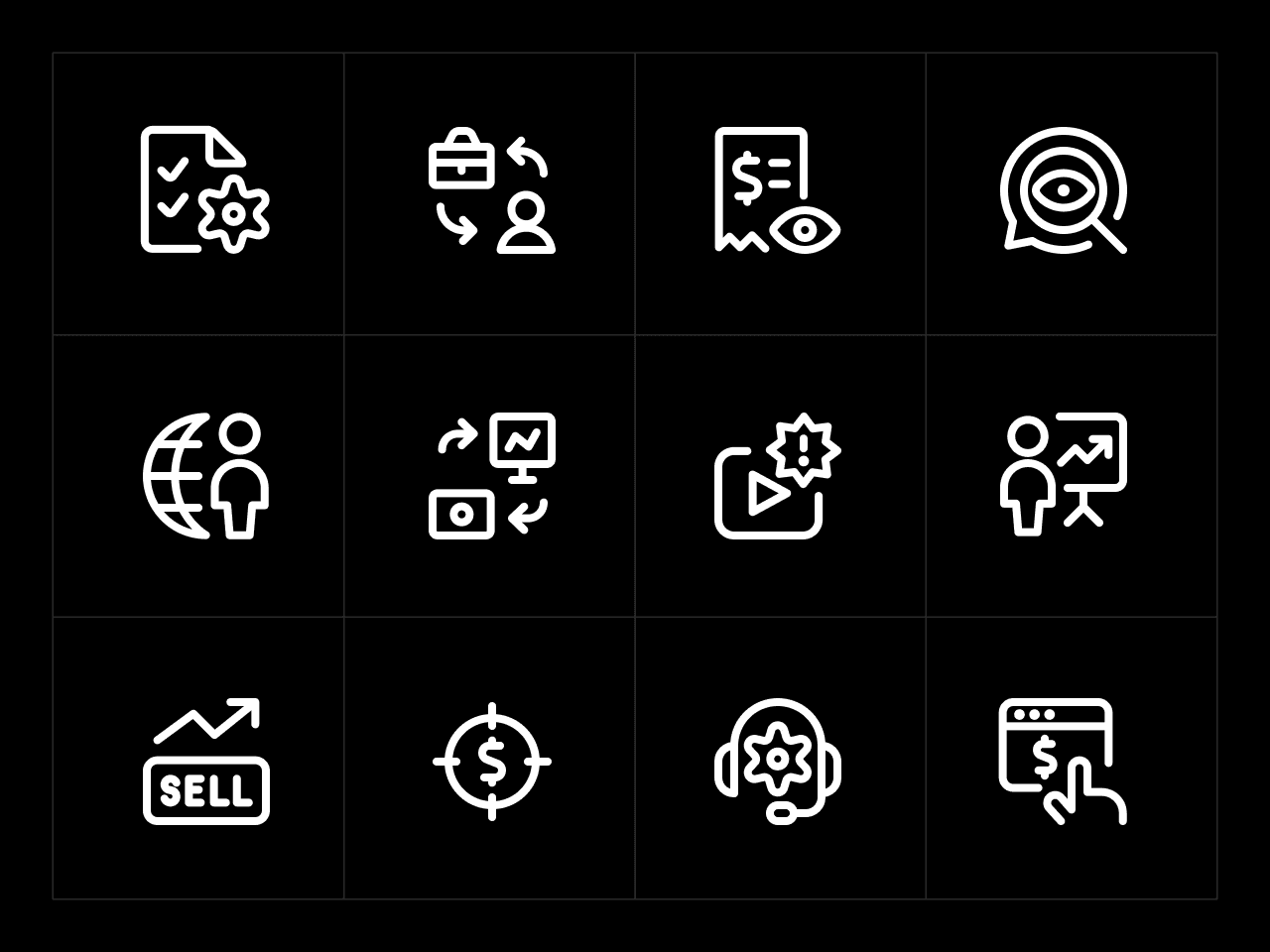 Ultimate Regular Business Icon Set