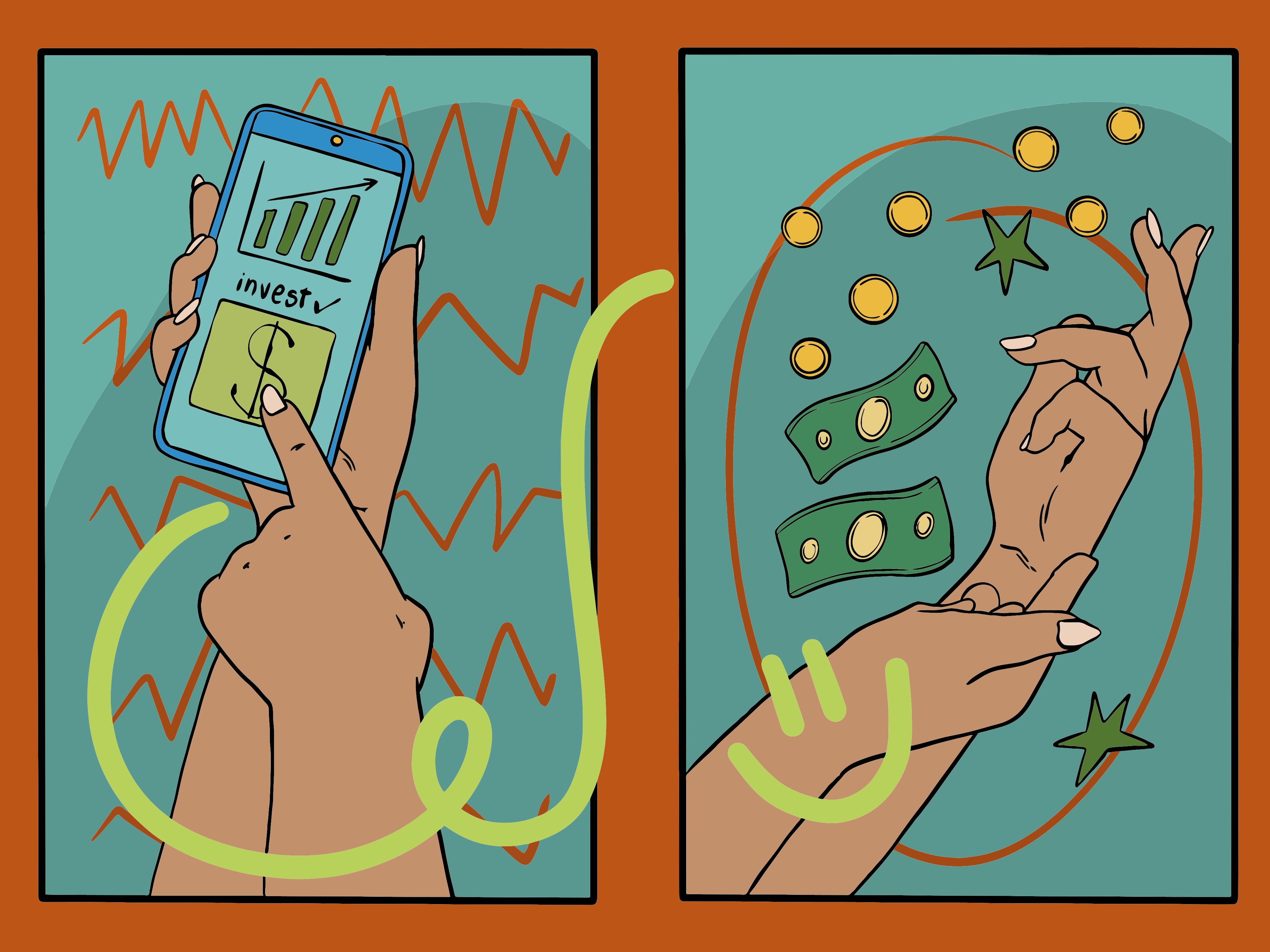 An ATM card and a Pos machine