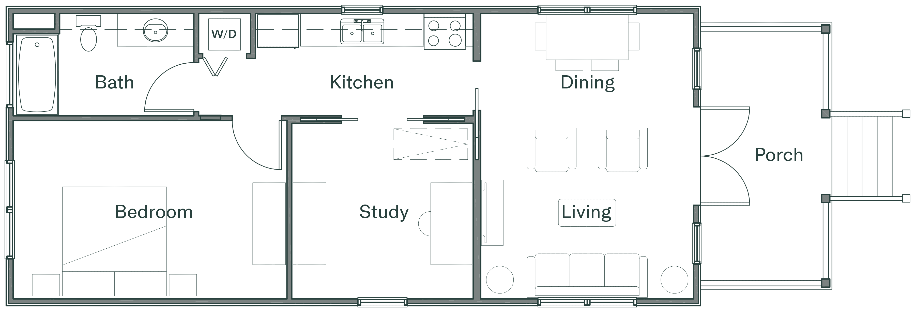 Shoreline Cottage Floorplan