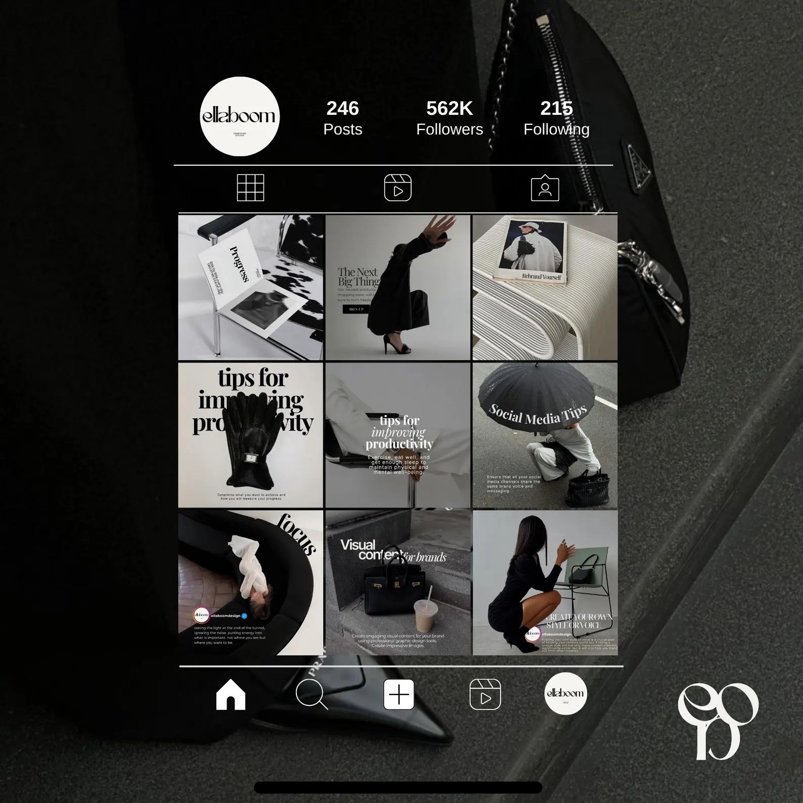 Creative social media design for lifestyle and premium brands