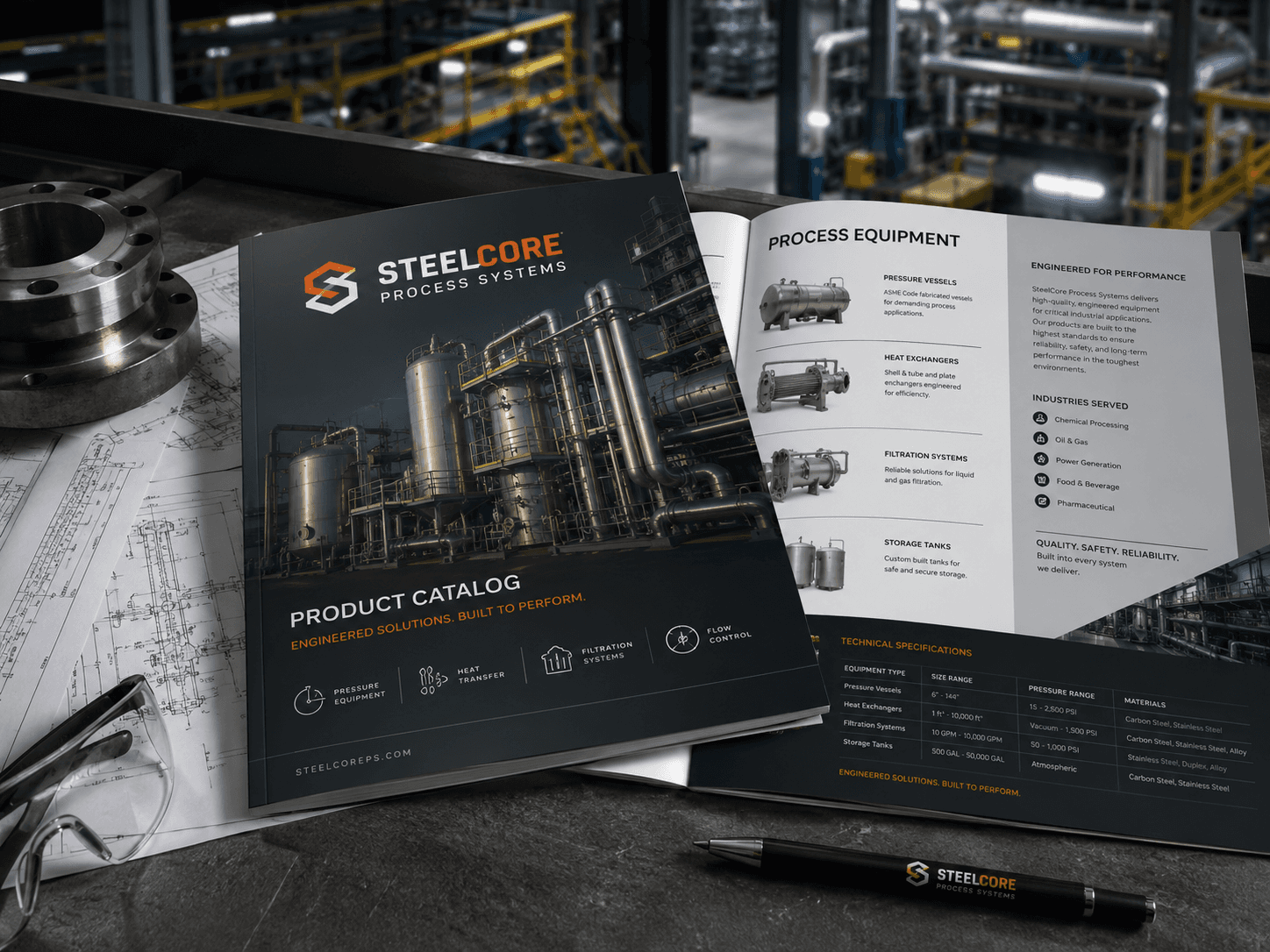 Content and technical marketing service visual