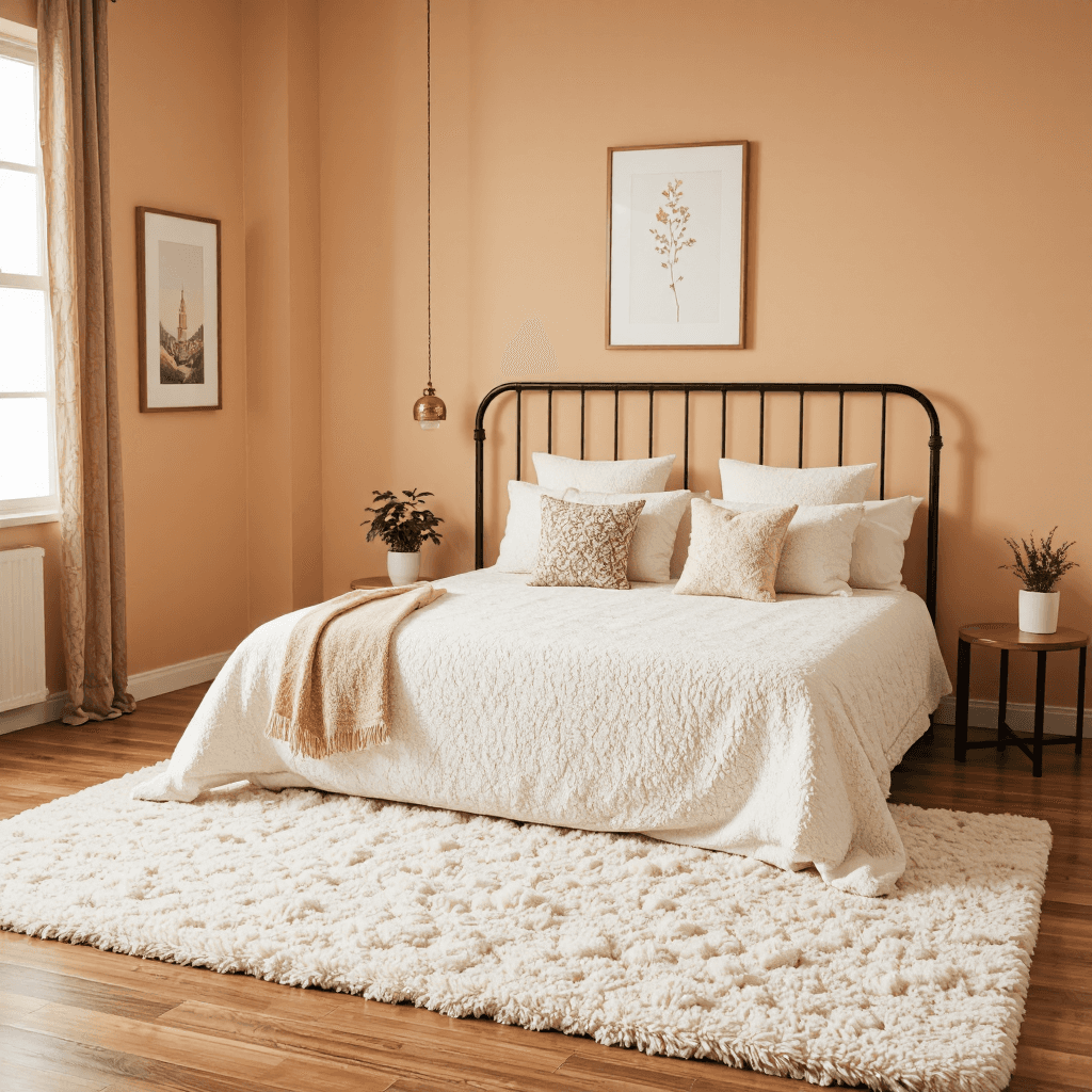 product photography of decorative bed
