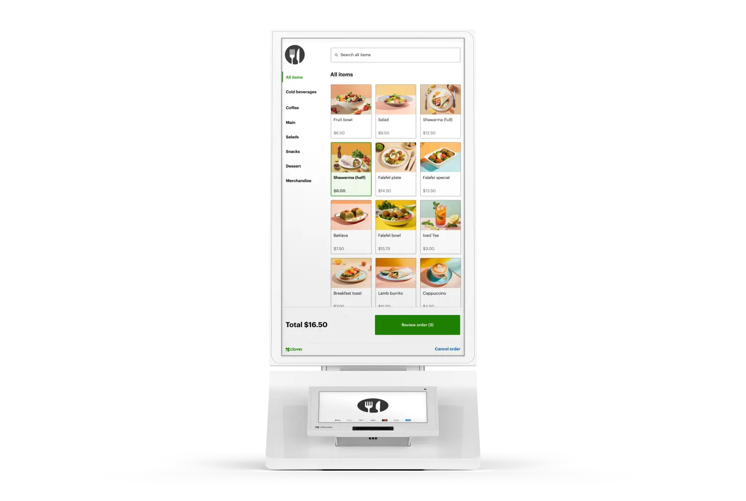 clover kiosk POS