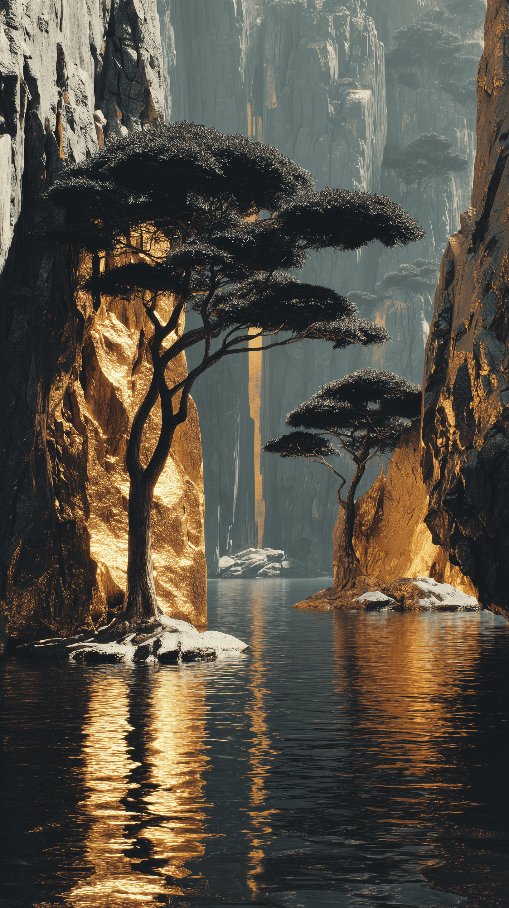 Streetside billboard with flyposters of the Batch.Works brand and illustrations