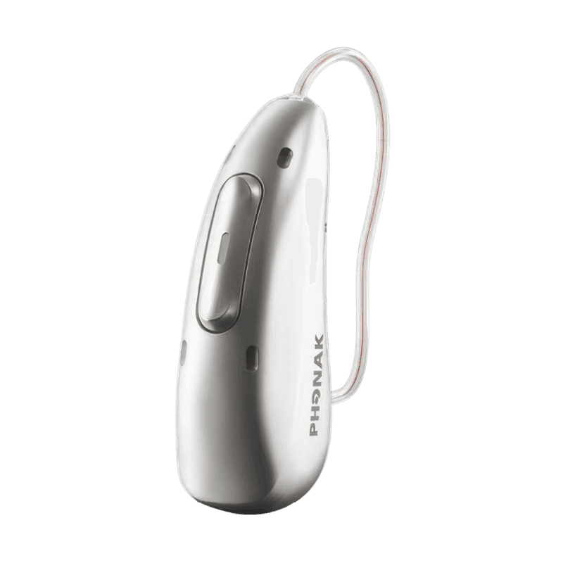 Phonak Audéo Infinio Sphere I90 R : une aide auditive rechargeable qui s’adapte à vos besoins pour un confort d’écoute optimal au quotidien.