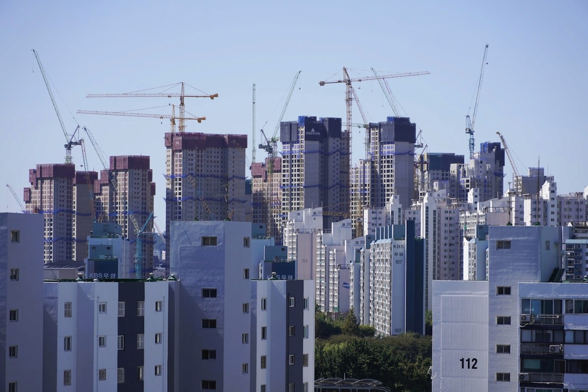 Korean apartment buildings