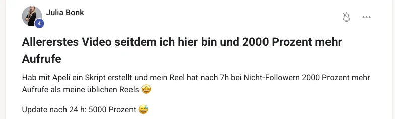 Erfolgsbericht KI Creator Akademie: Daniel wächst auf fast 500 Follower und gewinnt erste Kunden