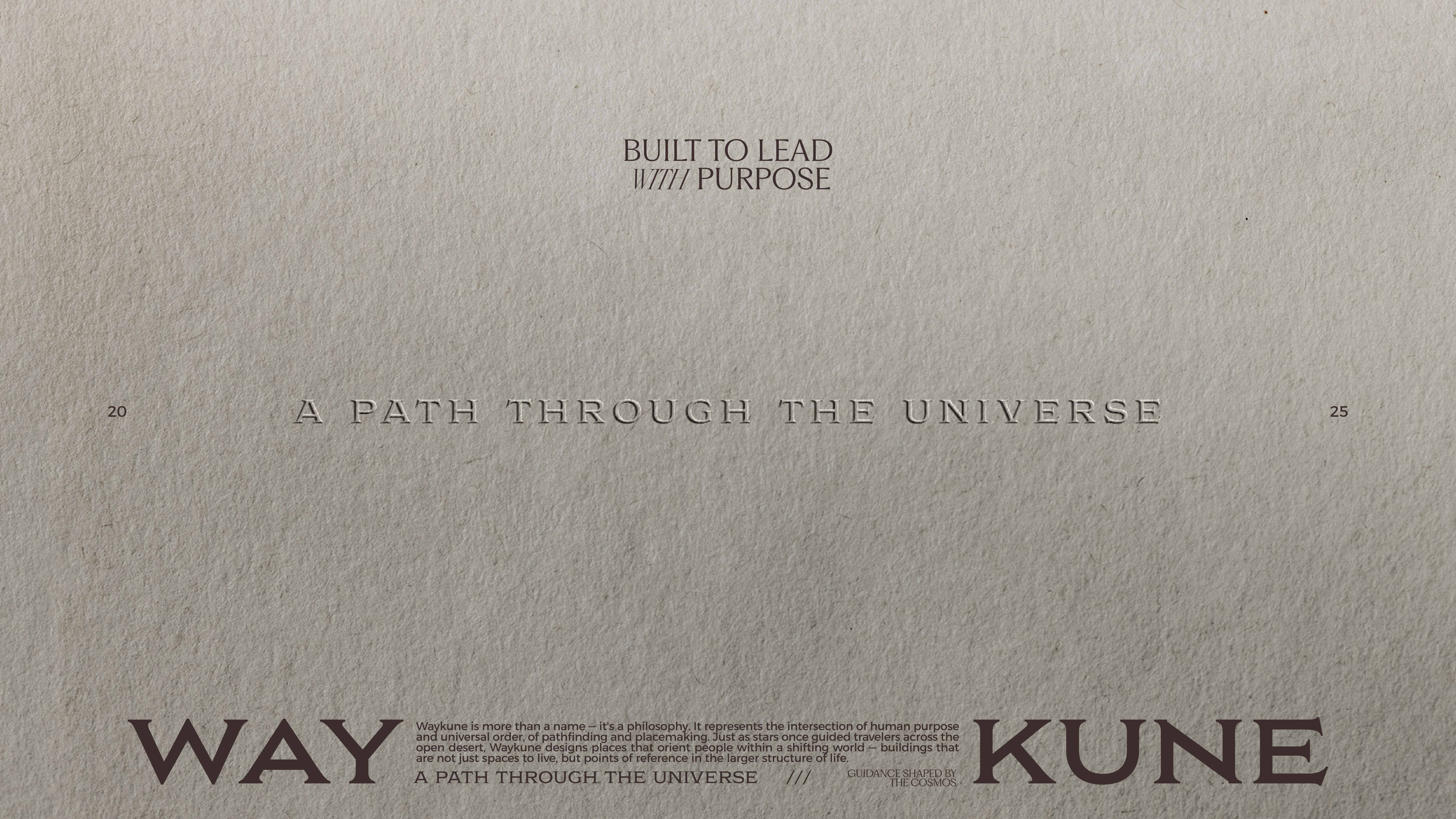 Waykune , brand by LongeBlack