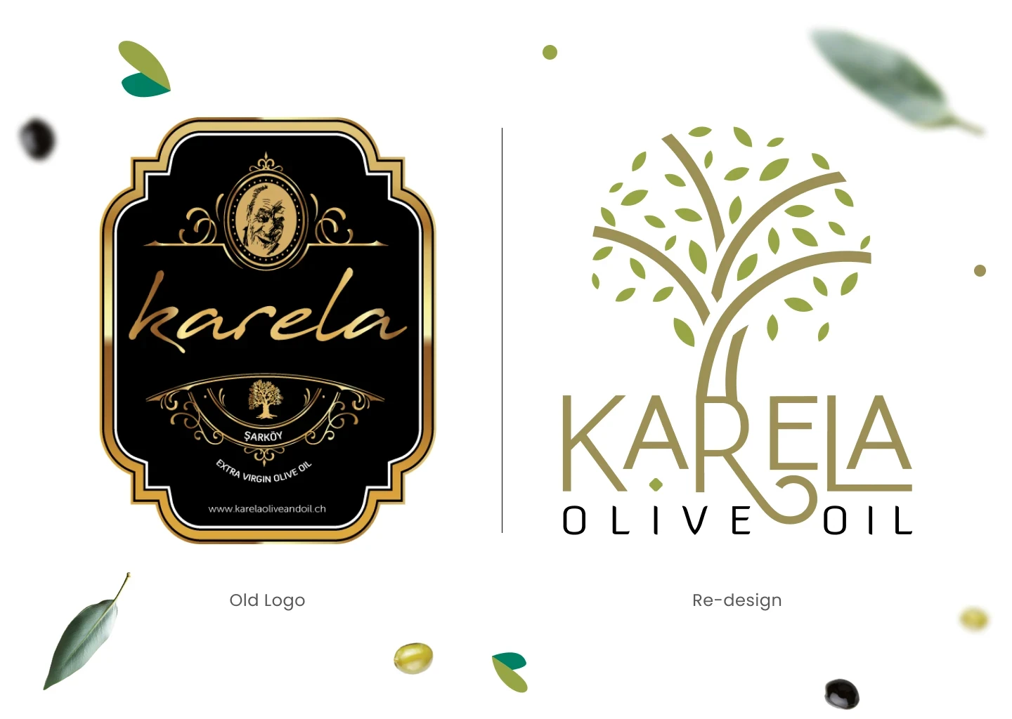 Karela Olive Oil Logo & Branding