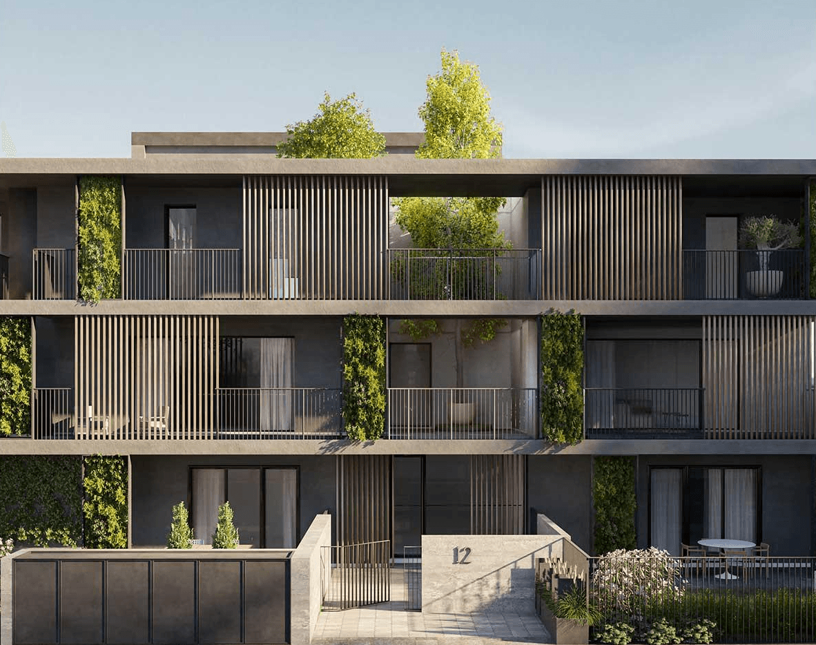 Glazing of apartment buildings