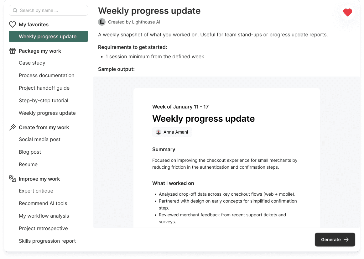 Software user interface