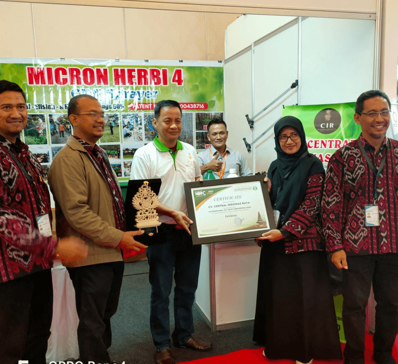 Silver car front view on concrete floor