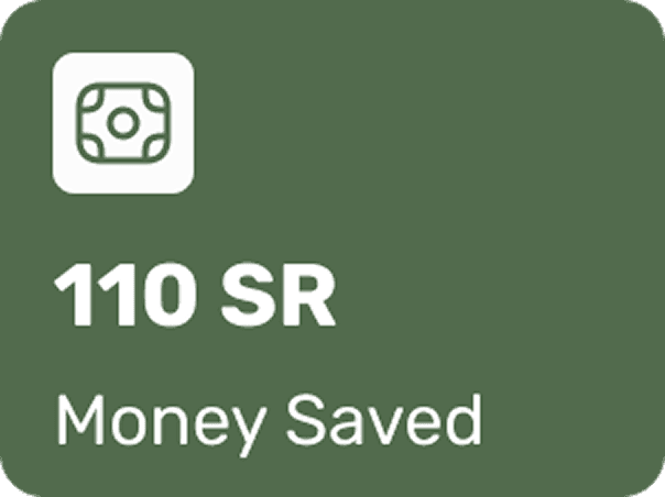 money saved component
