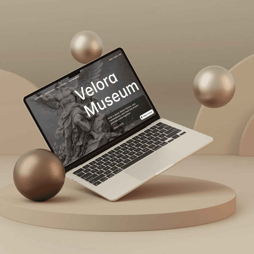 Red trolley car driving down a tree-lined street.