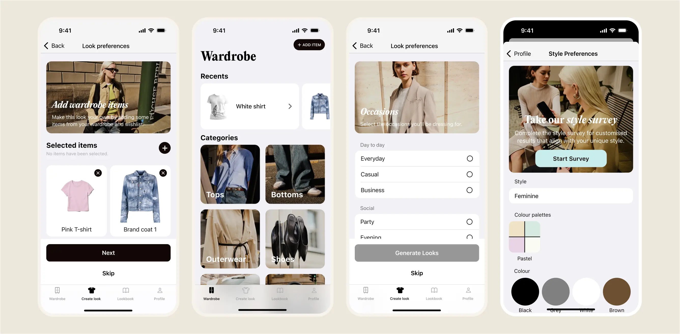 Re:Style app icon on a smartphone home screen, featuring minimalist branding and modern logo design for fashion and styling enthusiasts.