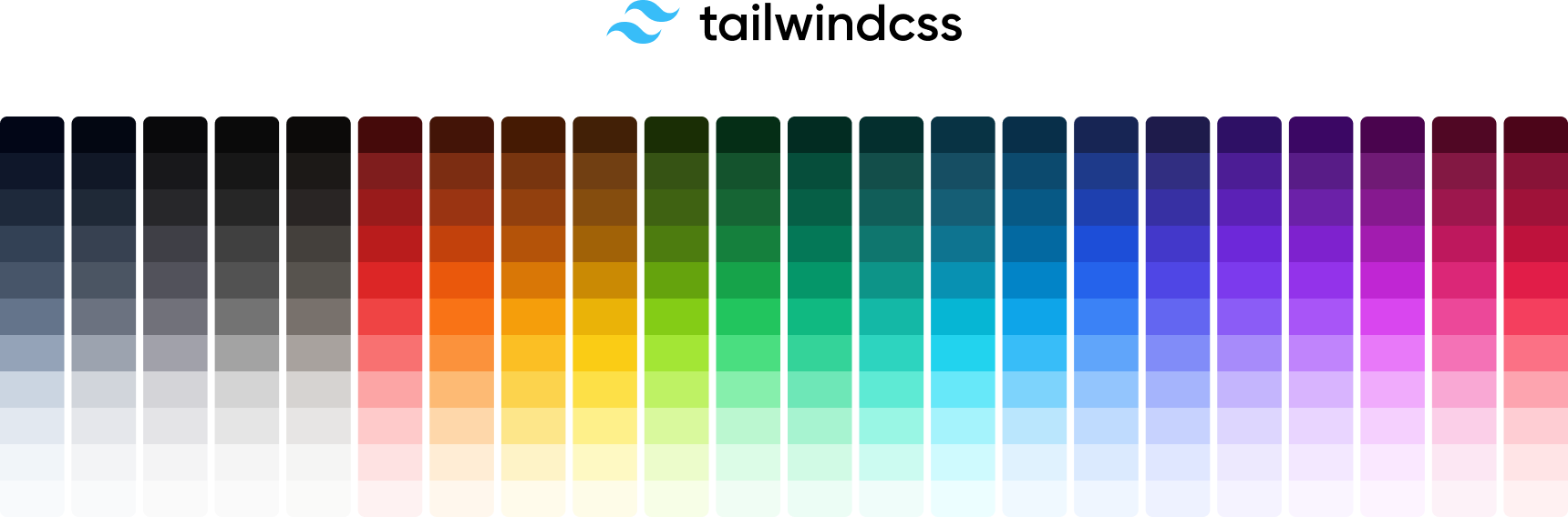 Tailwind's color system