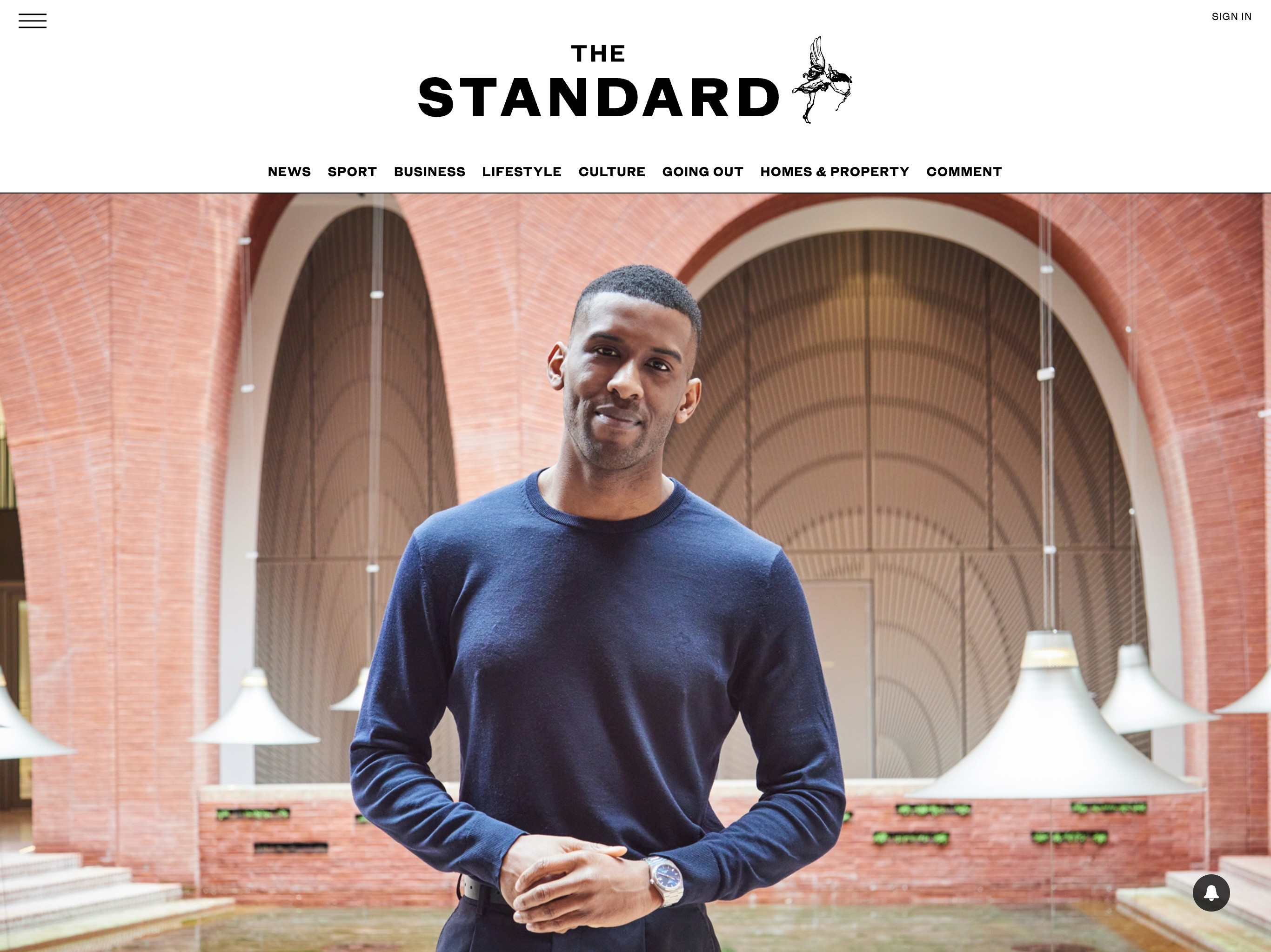 The Standard article capture