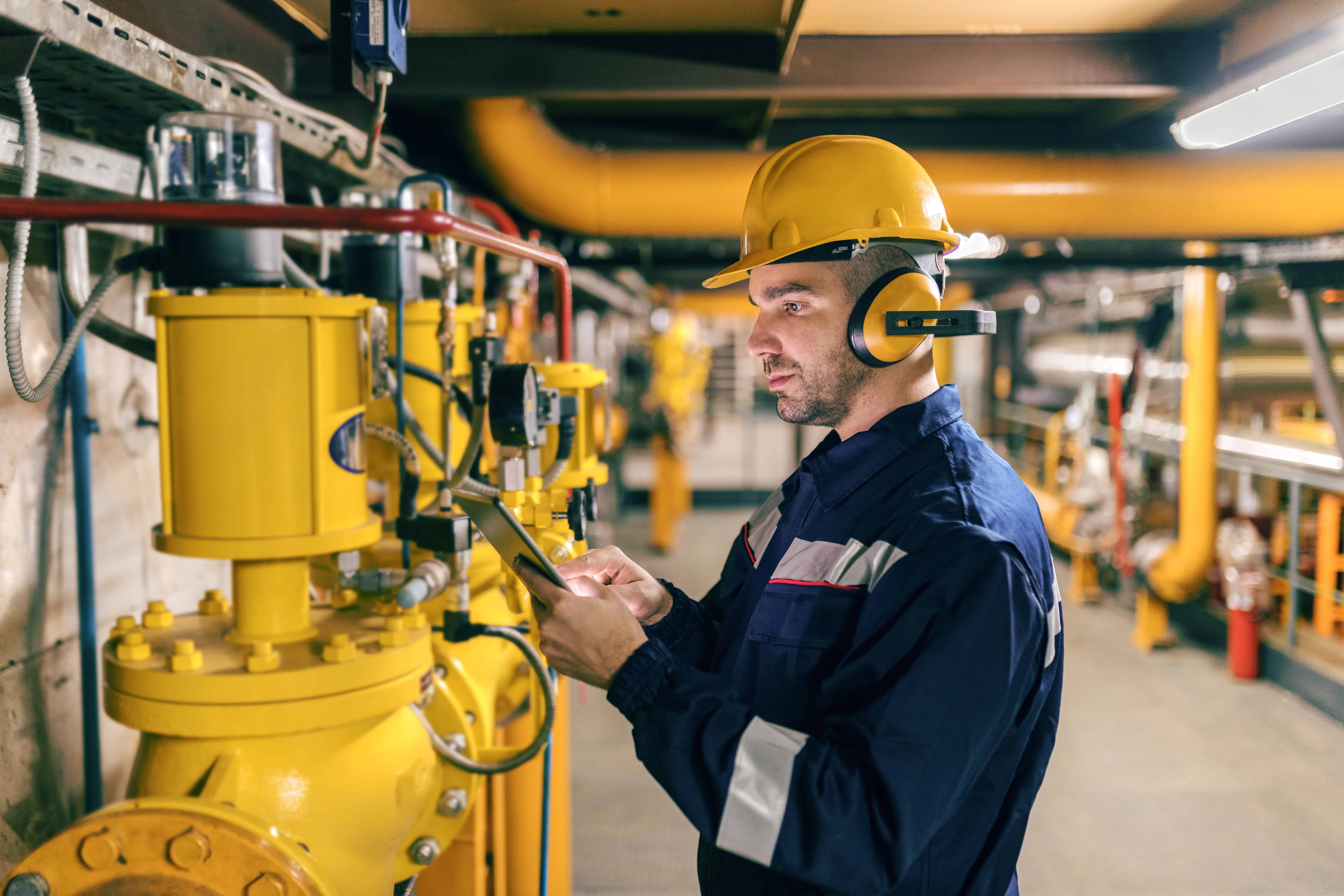 Engine room operator on night shift on an offshore drilling rig struggling to maintain focus