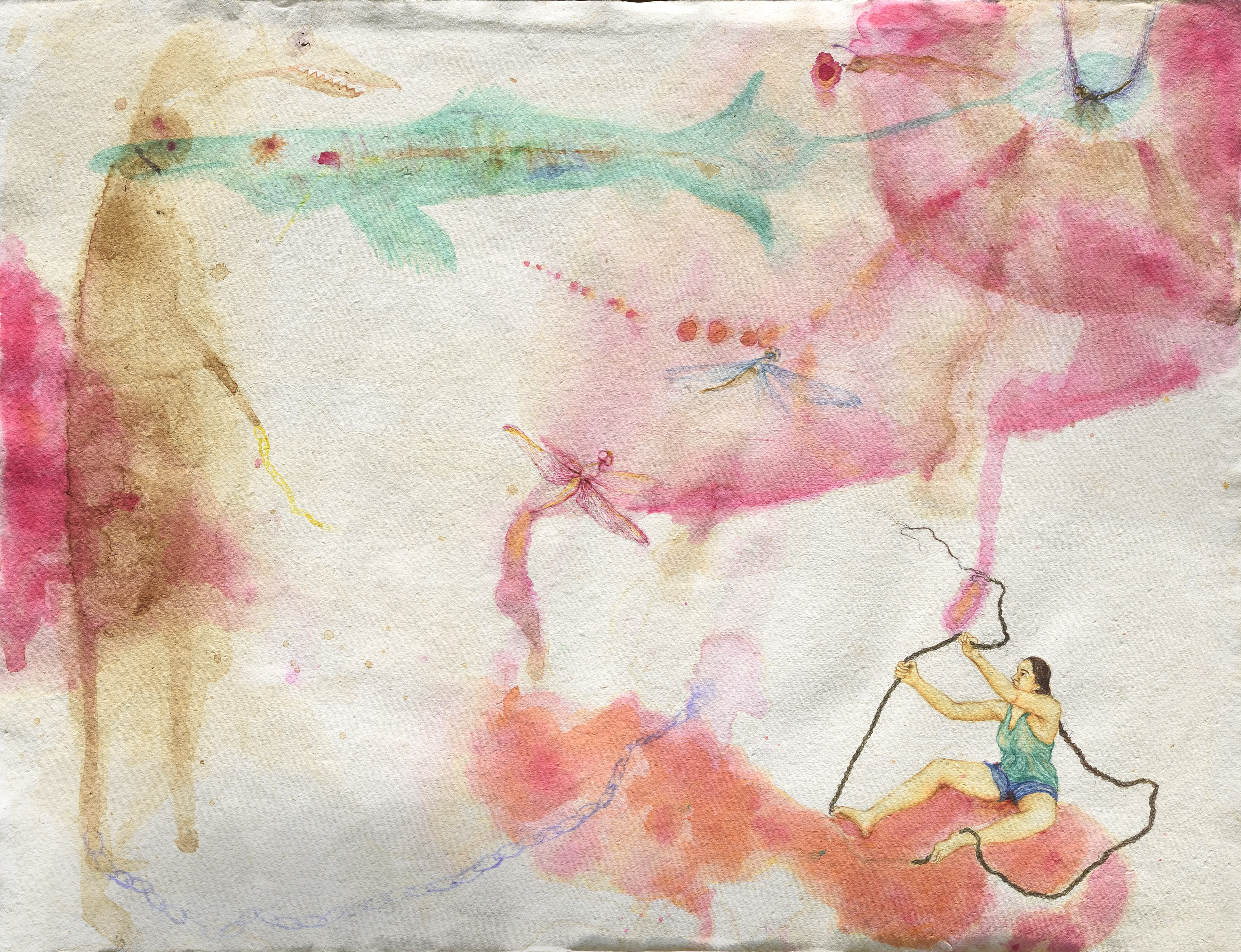 herd of sheep on road painting