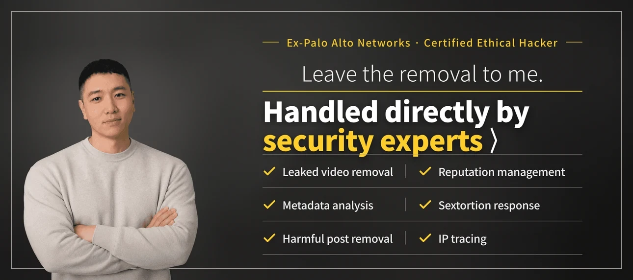 Taewoon Choi, CEO of Sarazim Company, digital undertaker (online content removal specialist) — security experts handle your case directly: removal of non-consensual intimate videos, corporate reputation management, sextortion response, IP tracing, metadata analysis and malicious post removal