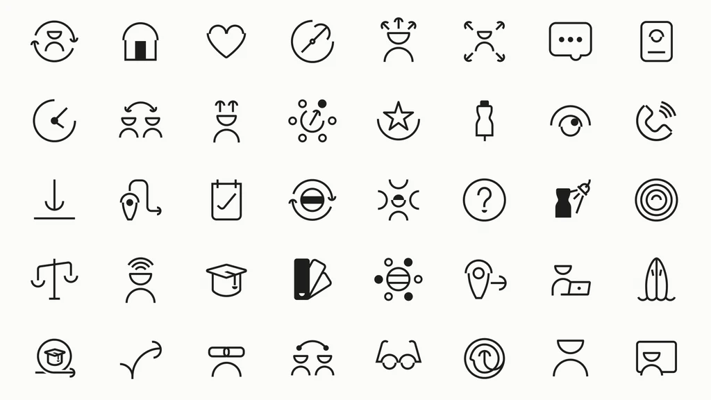 Set de iconos para Cesine