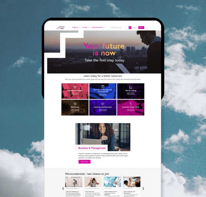 FutureLearn feature design