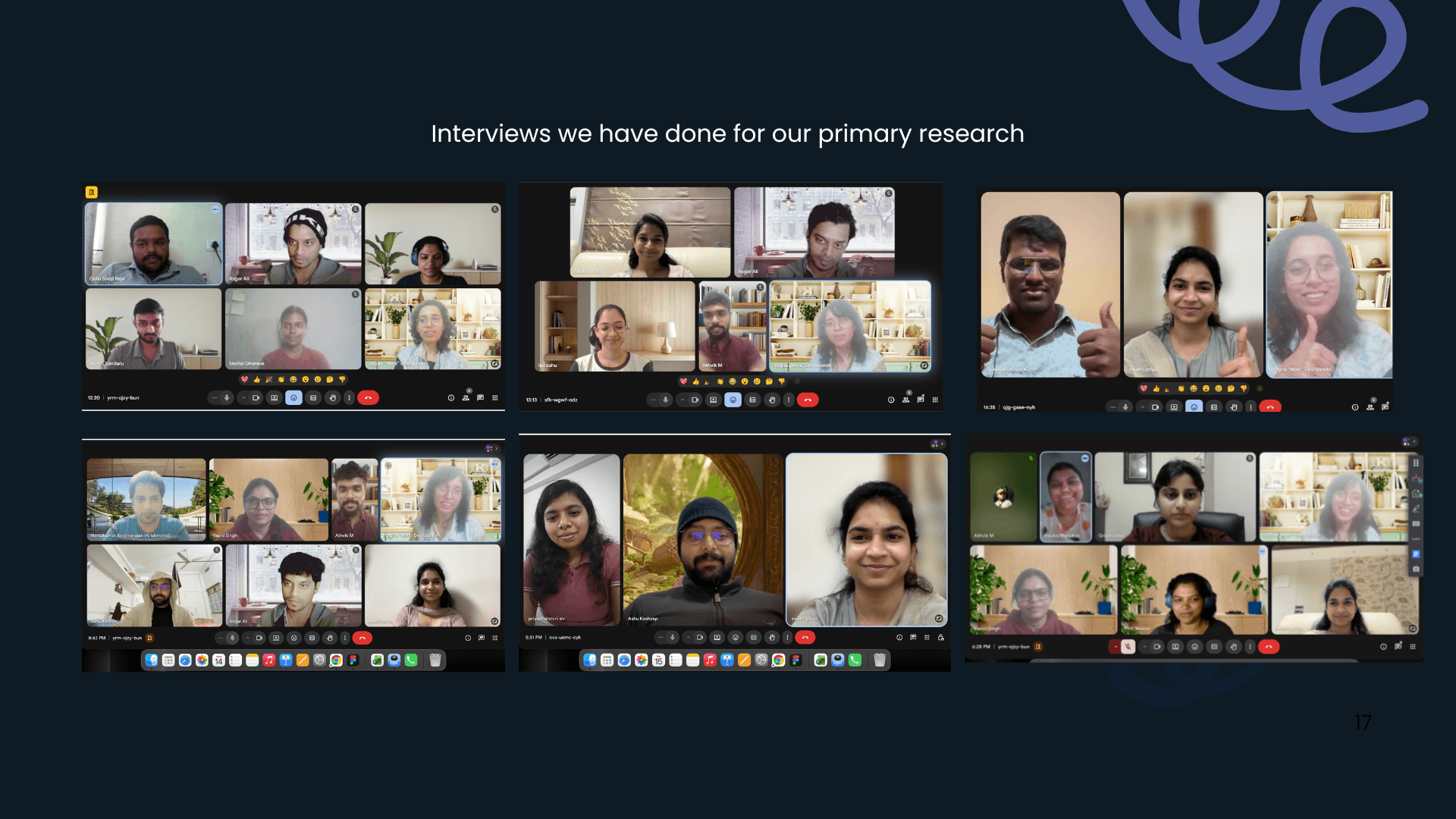 ③ Interviews Snapshot
