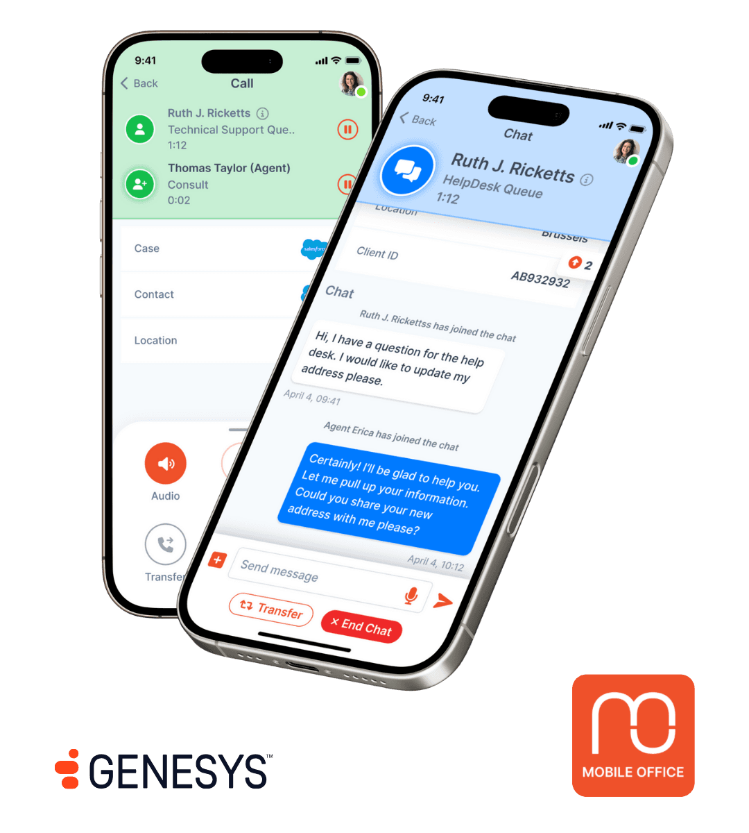 Mobile Office - Mobile App for Genesys Cloud