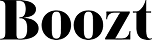 Logo of Boozt, a fashion and lifestyle online retailer, displayed prominently in a sleek, modern font.