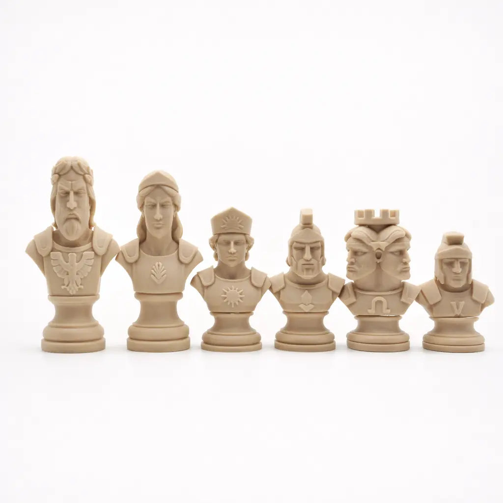 Roma Tanrıları Temalı Satranç Taşları