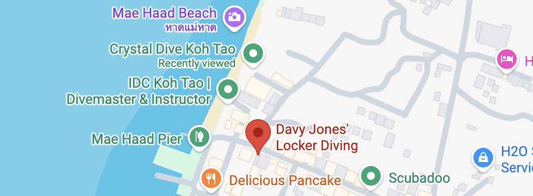 Davy Jones Locker Koh Tao scuba diving shop location