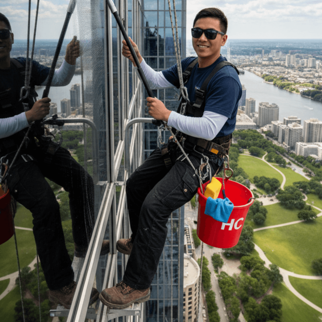 lady checking her phone and smiling