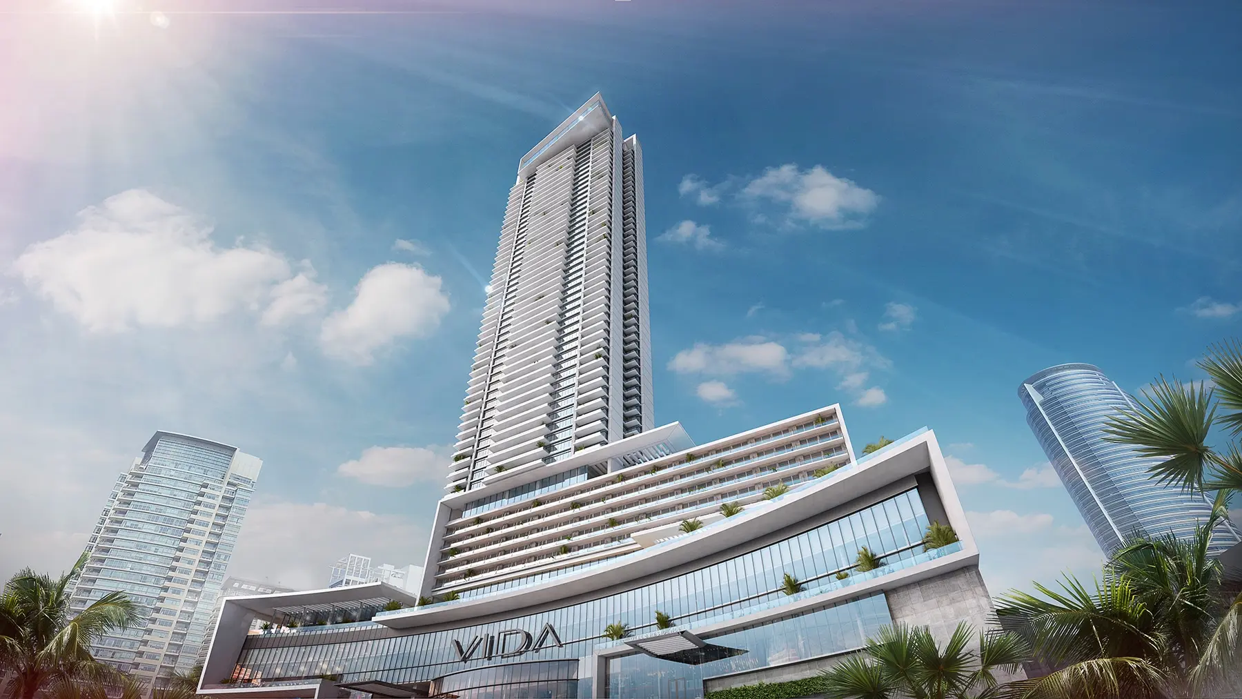 Vida Dubai Marina building view