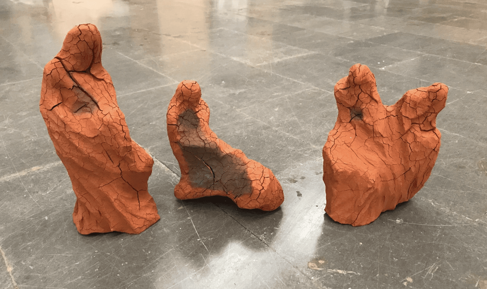 herd of sheep on road painting