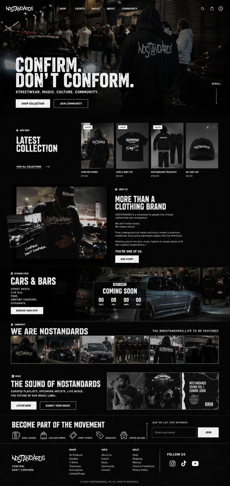 Cars & Bars event poster