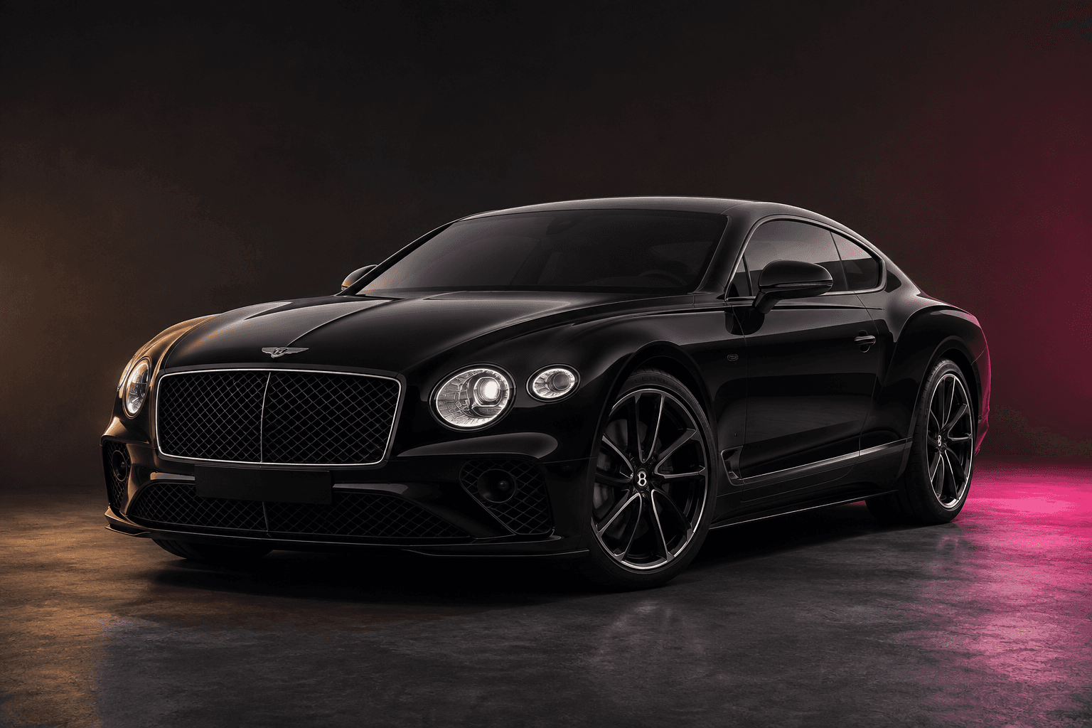 Black Bentley Continental GT