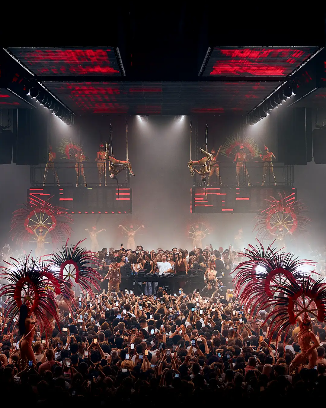 David Guetta' Galactic Circus 2025 residency at [UNVRS]