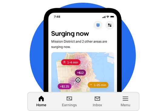 Uber driver experience concept