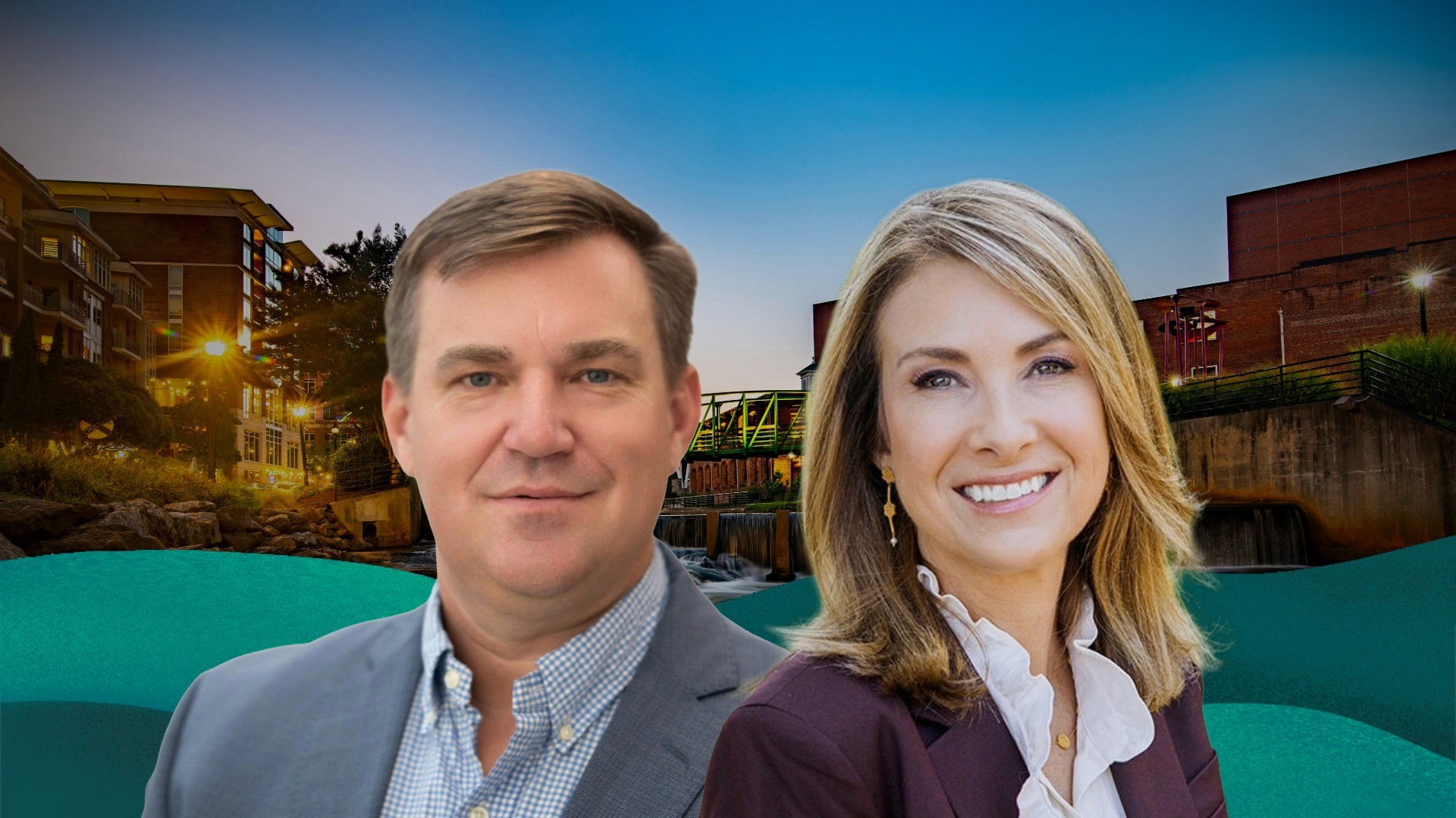 13th Circuit Solicitor Cindy Crick and Upstate Warrior Solution CEO Charlie Hall