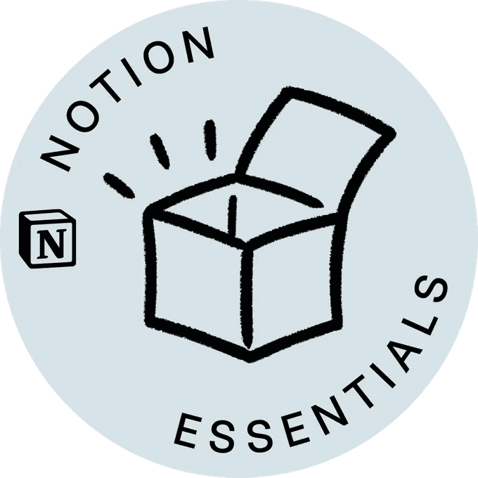 Notion Essentials Badge