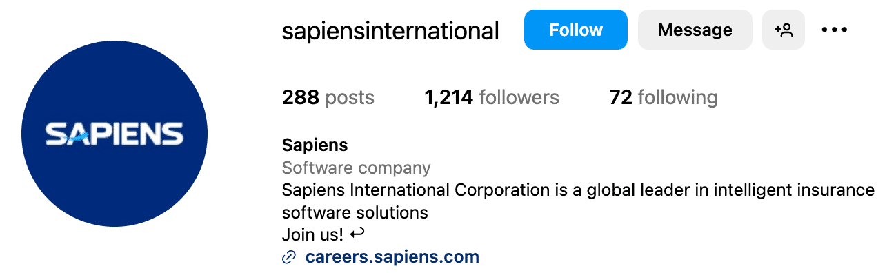 Marketing Spotlight: Sapiens social media marketing