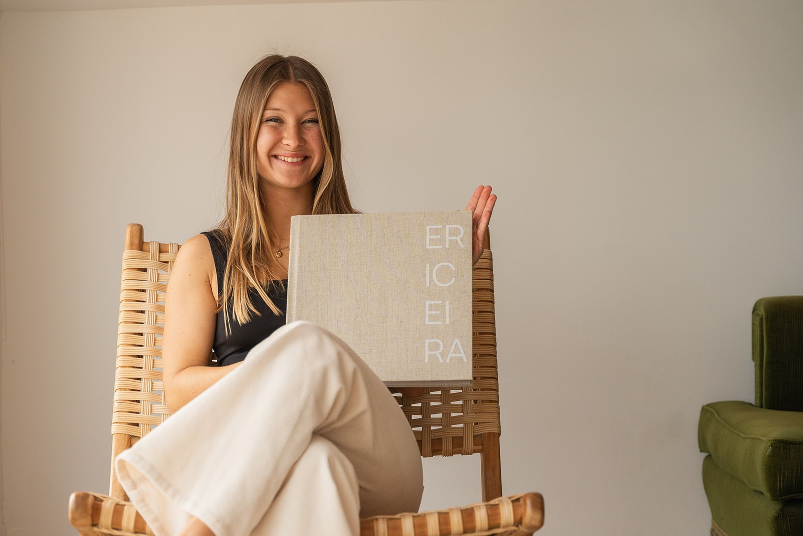 The author with her photo book