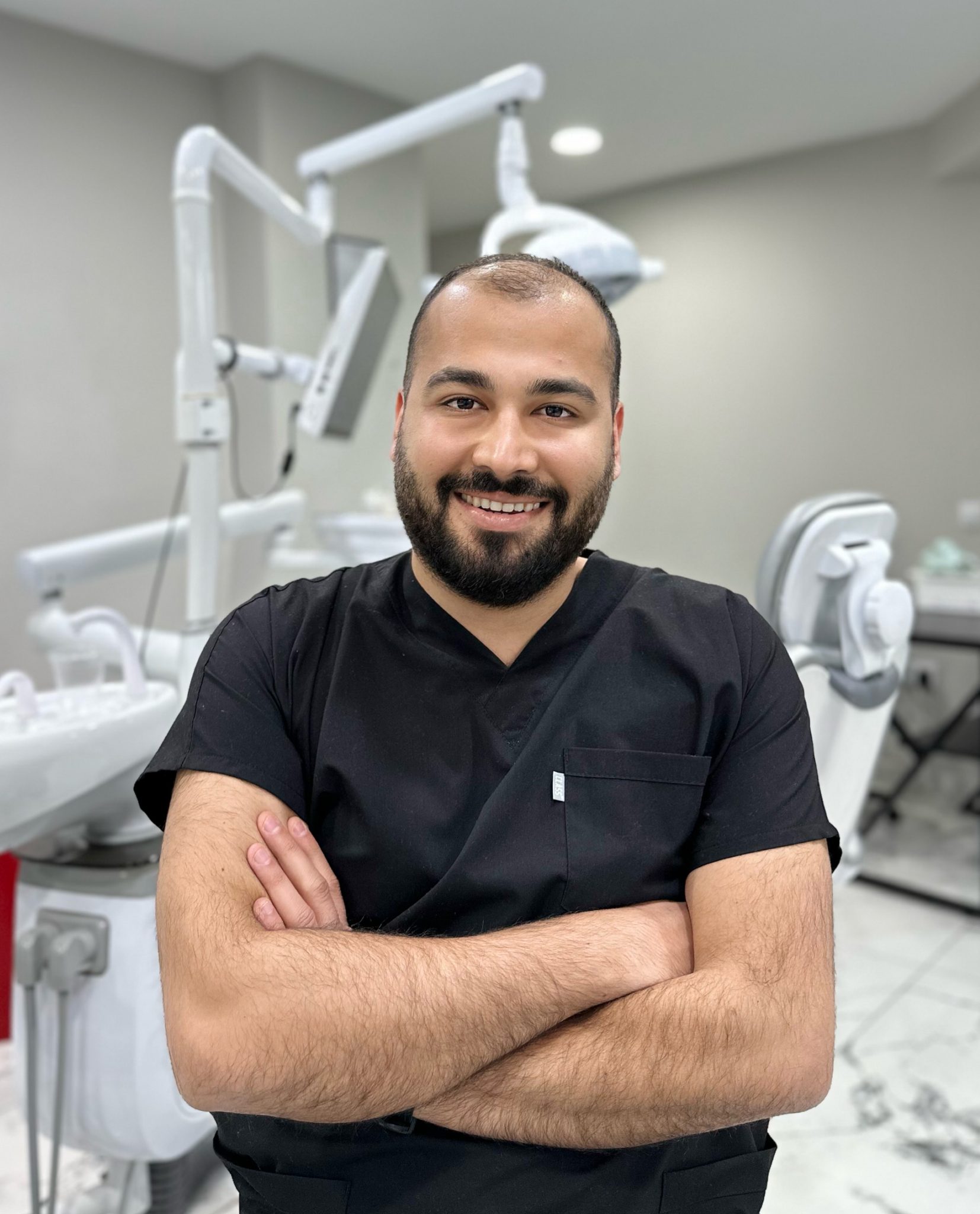portrait of a male dentist