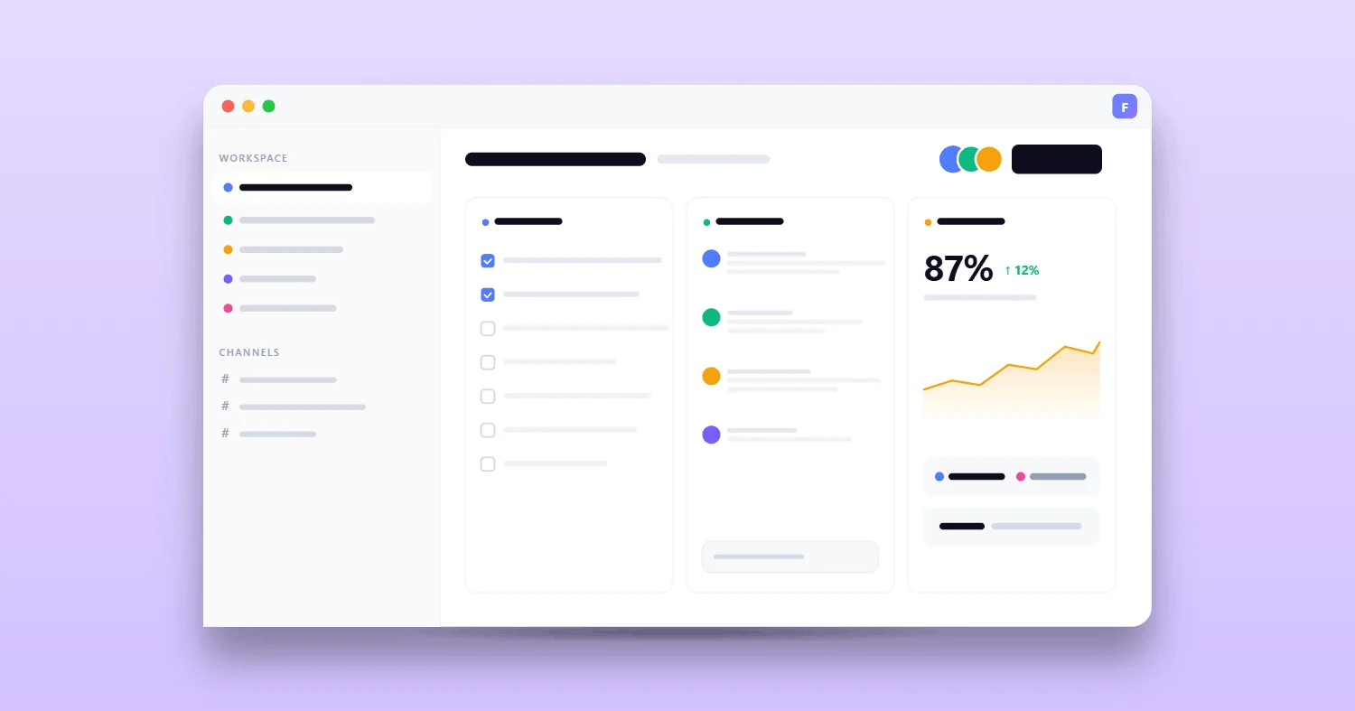 A dashboard displaying various items, including charts, graphs, and data metrics for analysis and monitoring.