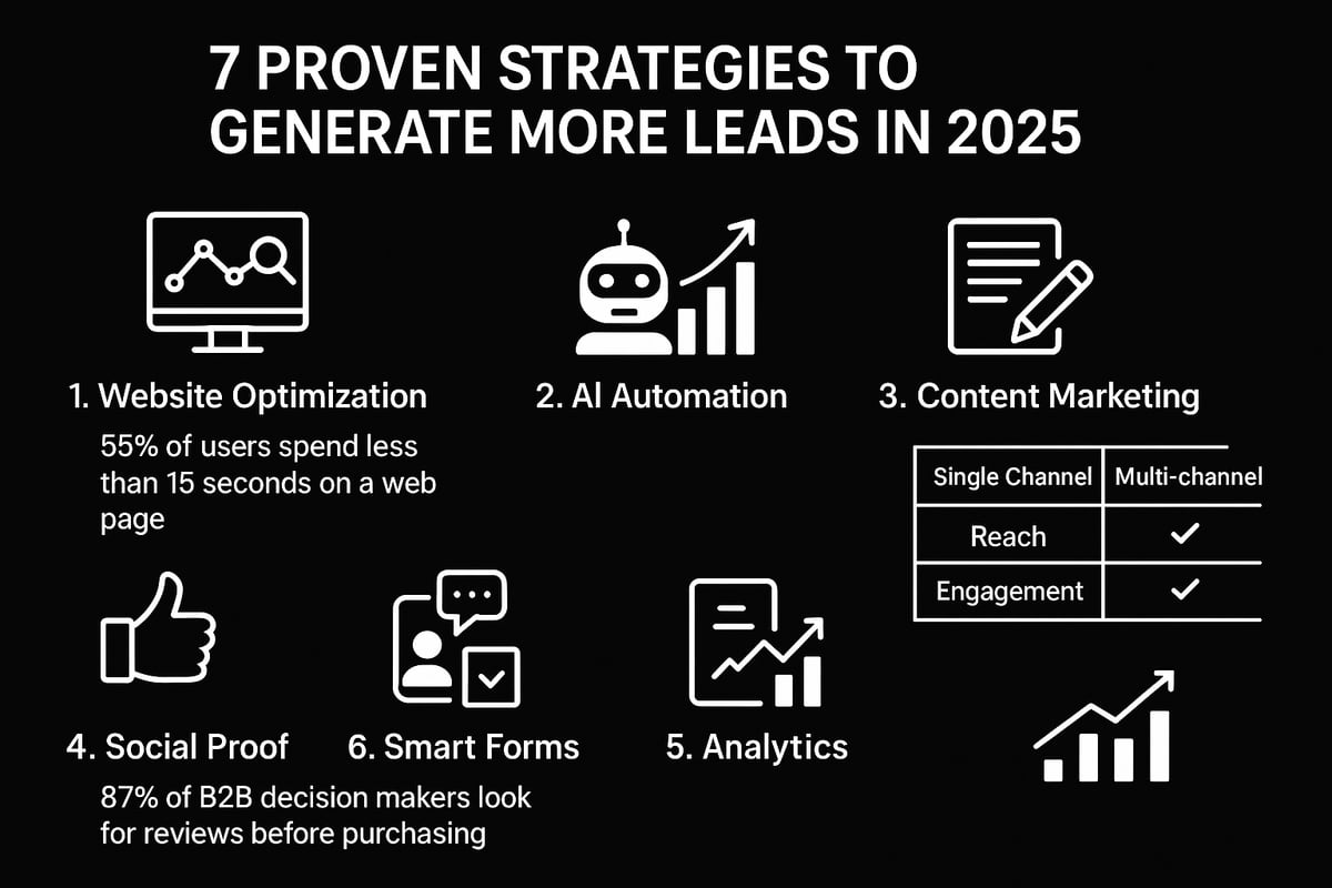 7 Proven Strategies to Generate More Leads in 2025