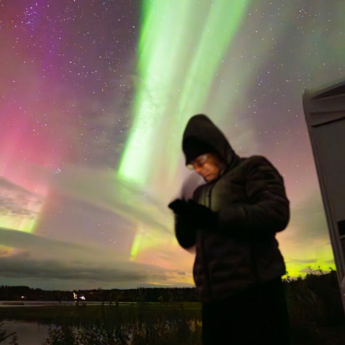 Aurora portrait
