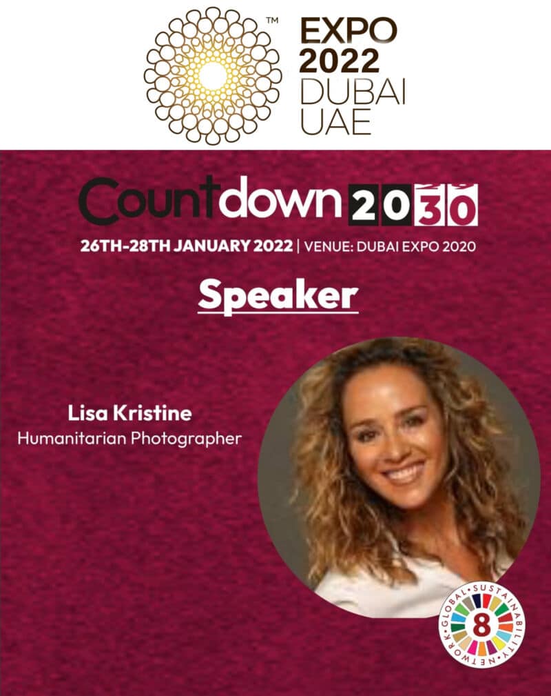 Lisa Kristine at Expo 2022 Dubai