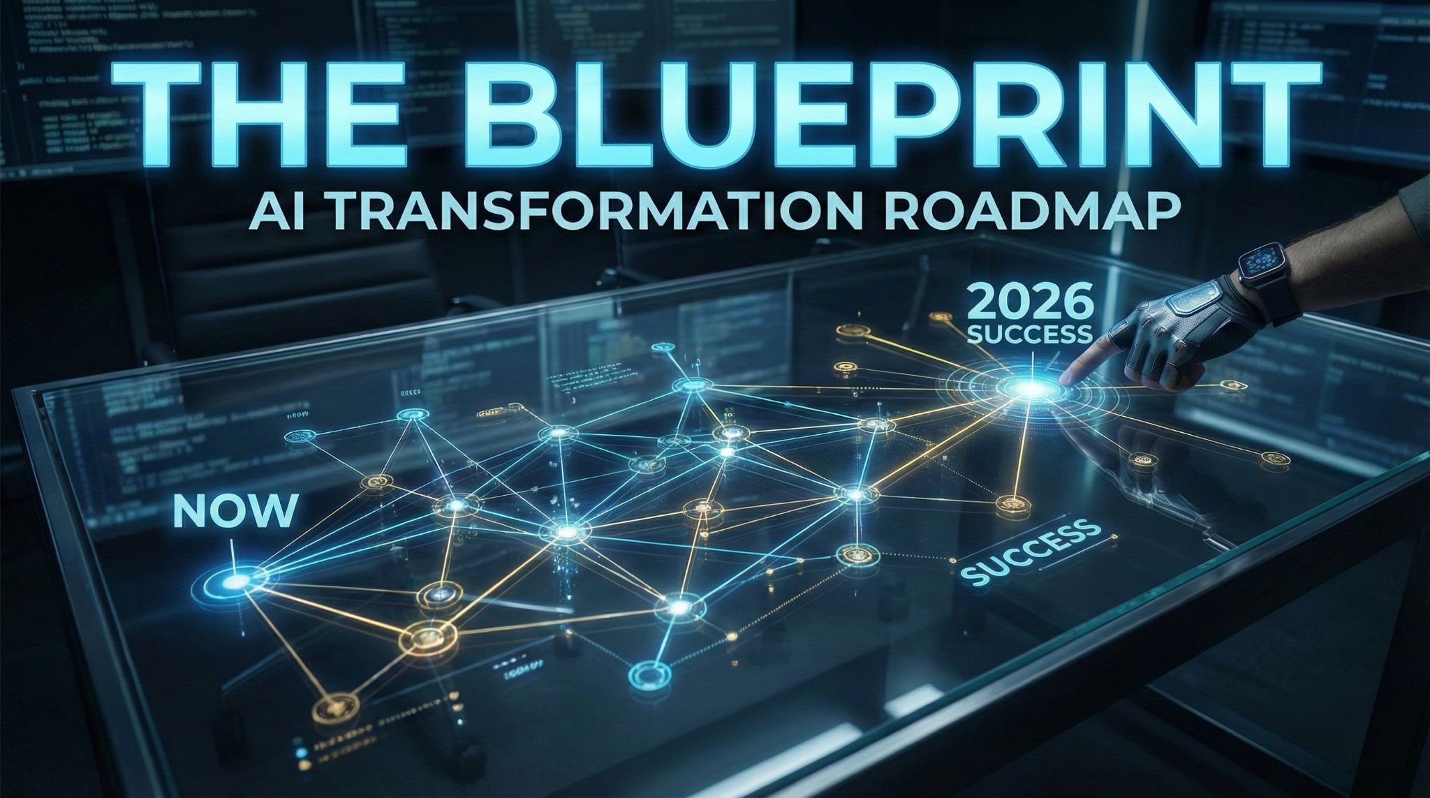 Infographic contrasting stressful, chaotic manual tasks and paperwork with a streamlined 'AI Workflow Implementation 2026' diagram showing automated data scraping, CRM integration, and profitability growth.